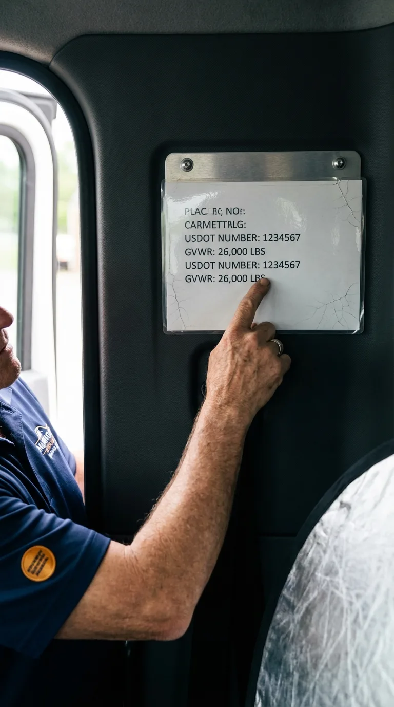 USDOT licensing placard verification in Wrightsville Beach